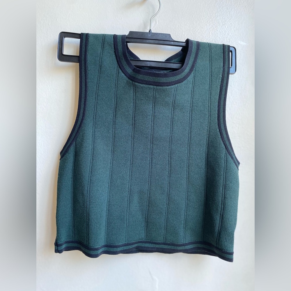 House of Harlow 1960 Tennis Sleeveless Sweater Top & Pleated Skirt Set Sz S - Picture 5 of 15